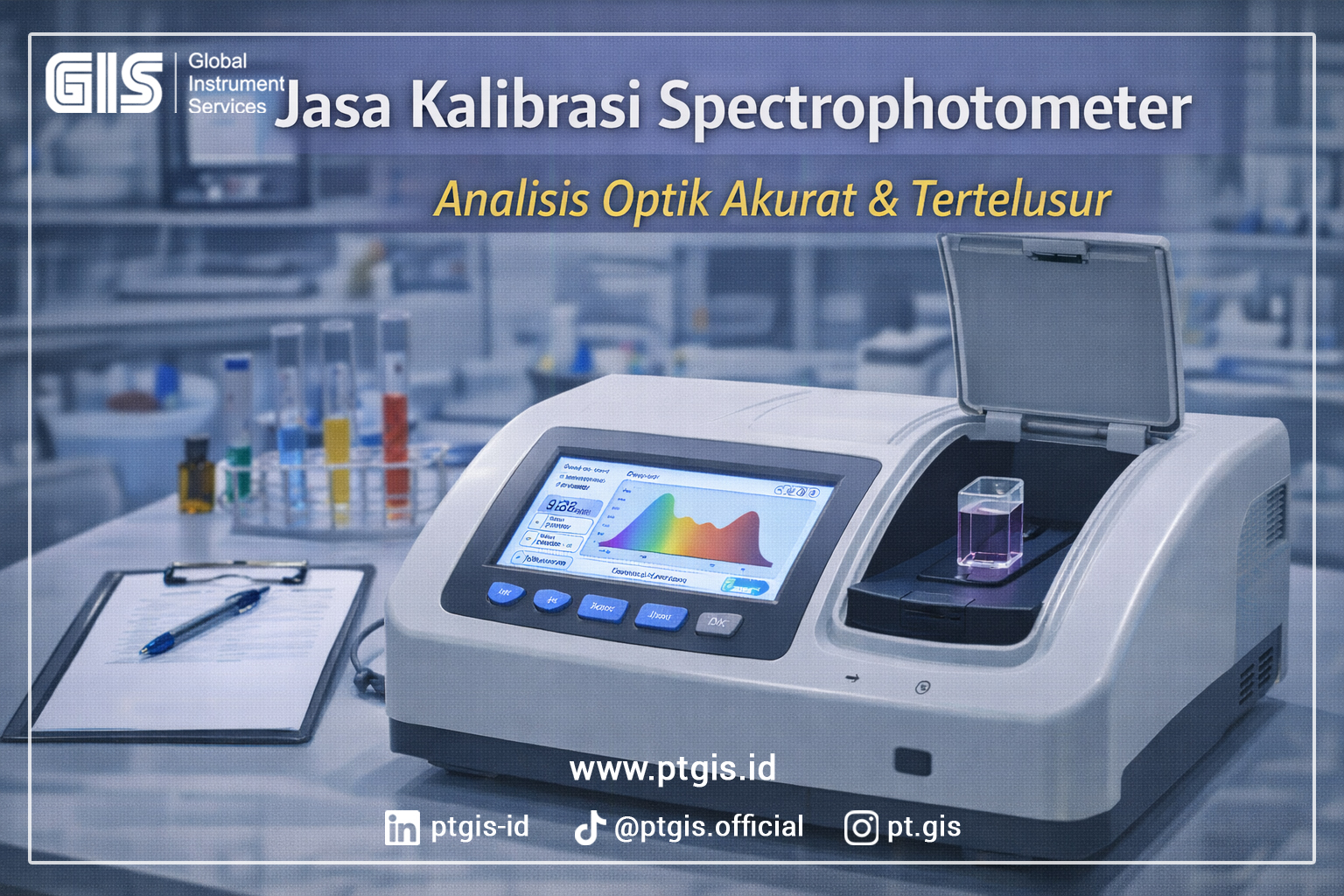 Spectrophotometer Kuning Jasa Kalibrasi Spectrophotometer Bersertifikat KAN | PT Global ...