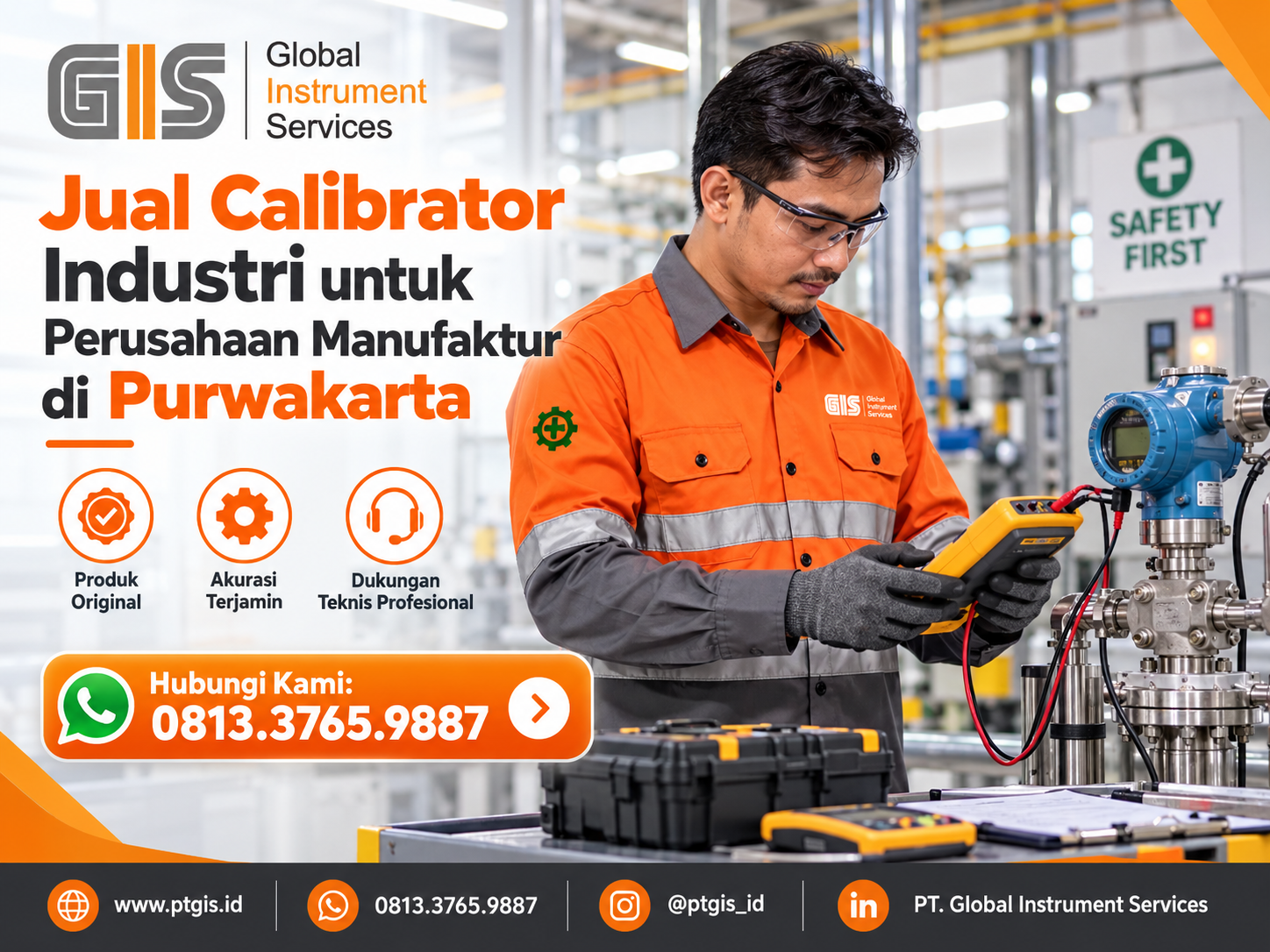 Jual Calibrator Industri untuk Manufaktur Purwakarta | PT GIS