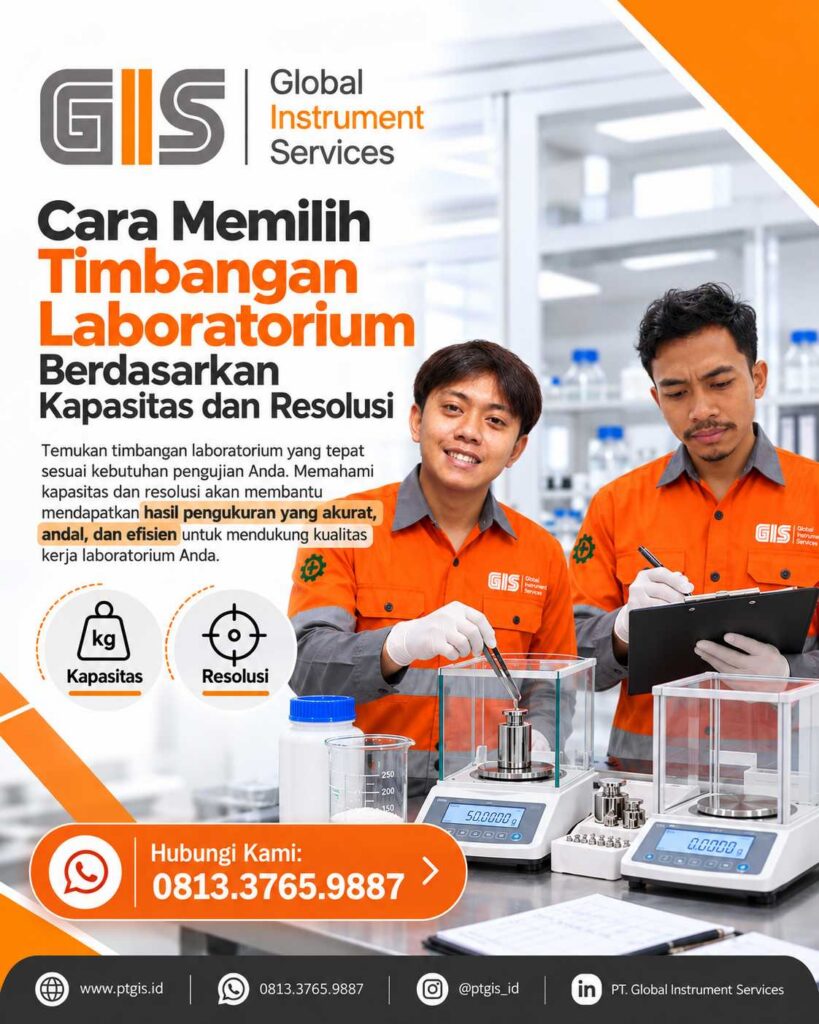 Timbangan laboratorium digital untuk penimbangan sampel dan pengujian massa