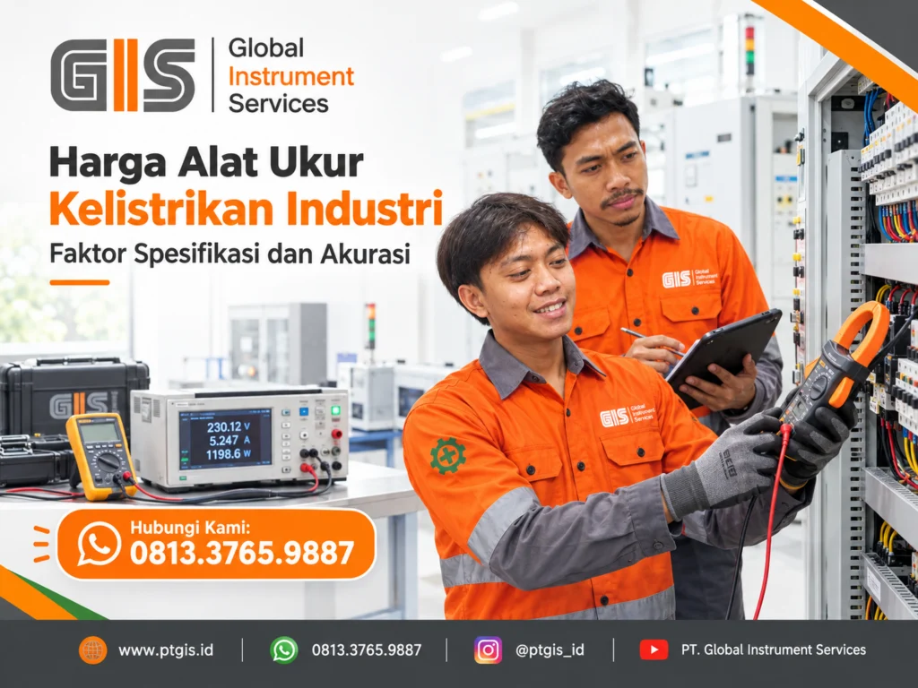 Alat ukur kelistrikan industri untuk pemeriksaan parameter listrik pada instalasi dan peralatan