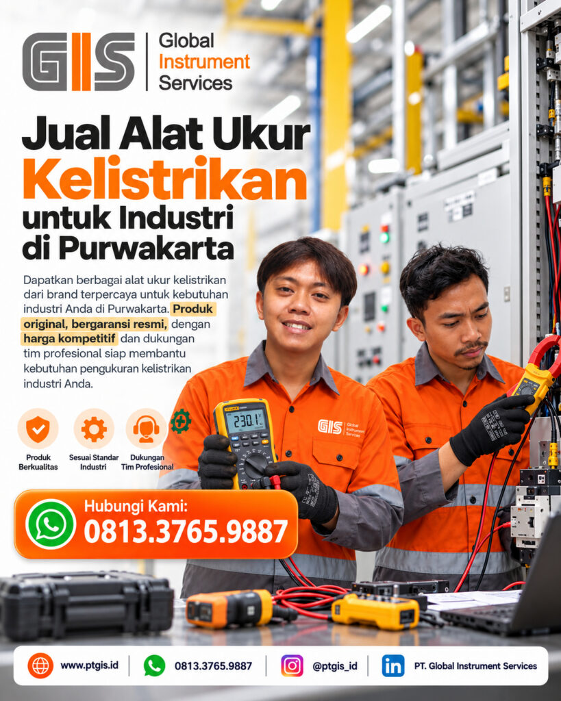 Alat ukur kelistrikan untuk pemeriksaan dan pemeliharaan peralatan industri