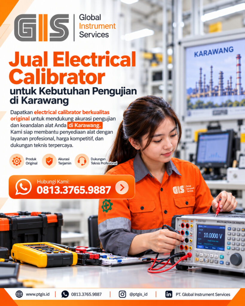 Electrical calibrator untuk pengujian sinyal listrik dan instrumen industri